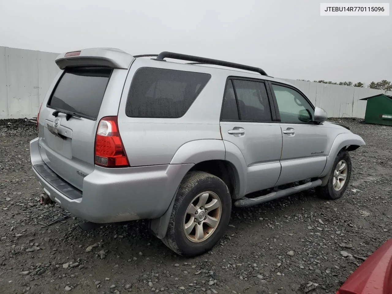 2007 Toyota 4Runner Sr5 VIN: JTEBU14R770115096 Lot: 72814914