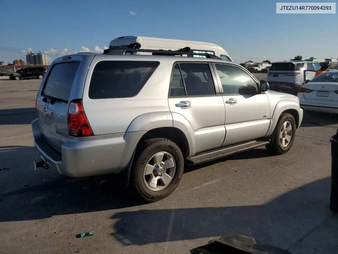 2007 Toyota 4Runner Sr5 VIN: JTEZU14R770094393 Lot: 73187164