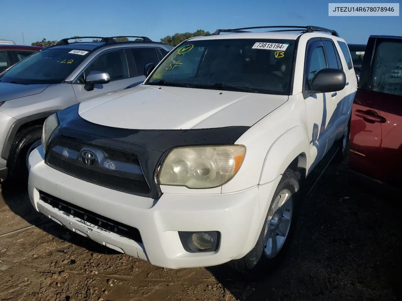 2007 Toyota 4Runner Sr5 VIN: JTEZU14R678078946 Lot: 73815194