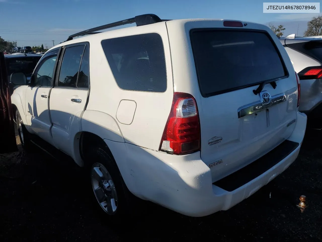 2007 Toyota 4Runner Sr5 VIN: JTEZU14R678078946 Lot: 73815194