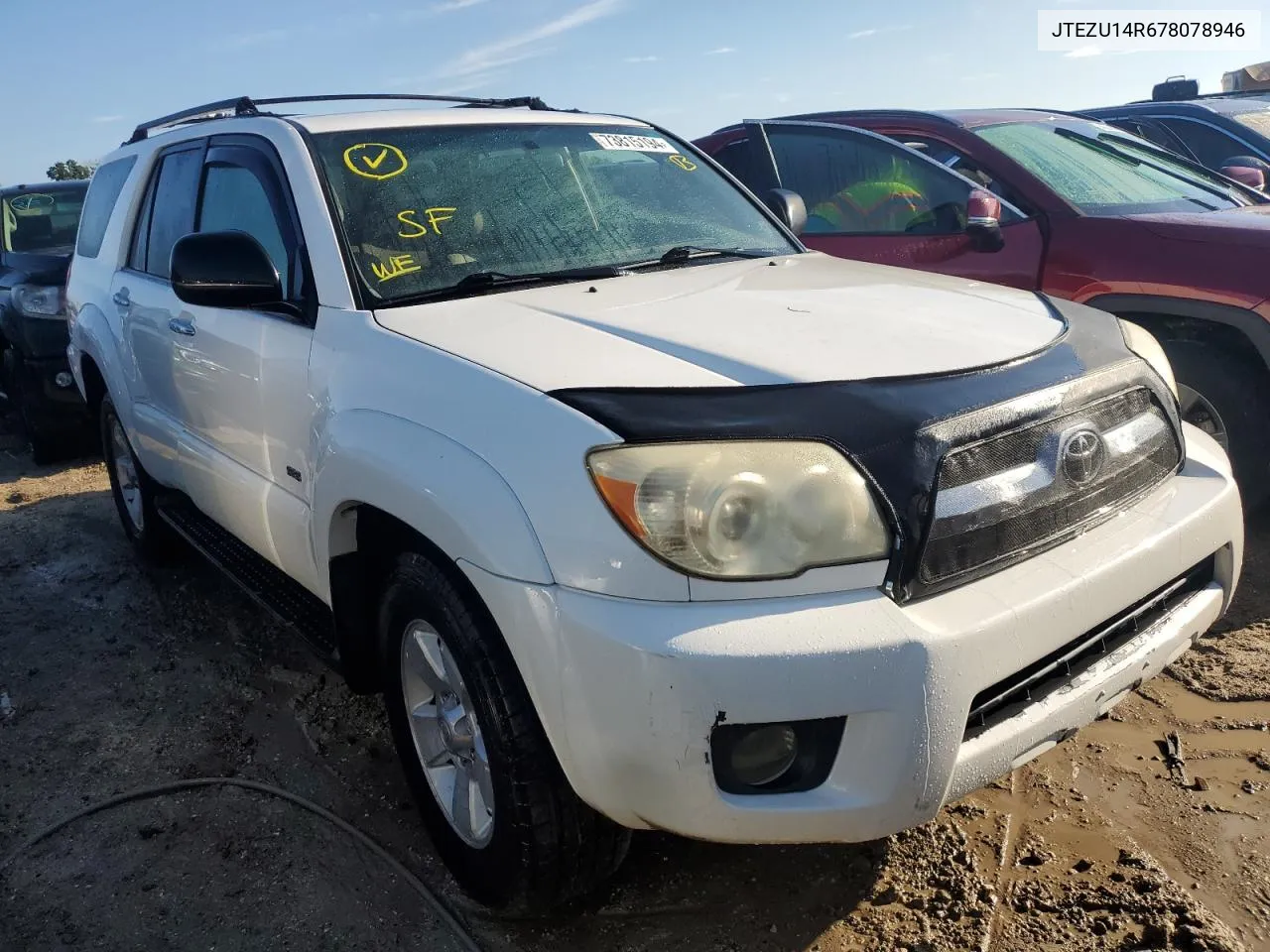 2007 Toyota 4Runner Sr5 VIN: JTEZU14R678078946 Lot: 73815194