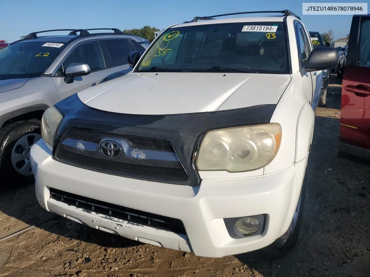 2007 Toyota 4Runner Sr5 VIN: JTEZU14R678078946 Lot: 73815194