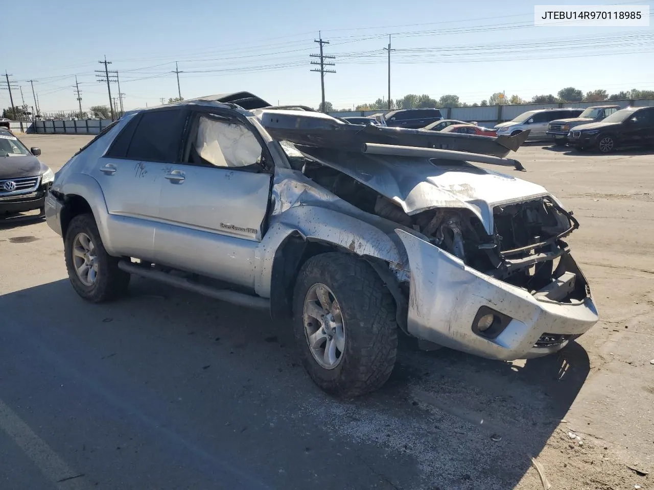 2007 Toyota 4Runner Sr5 VIN: JTEBU14R970118985 Lot: 74140024