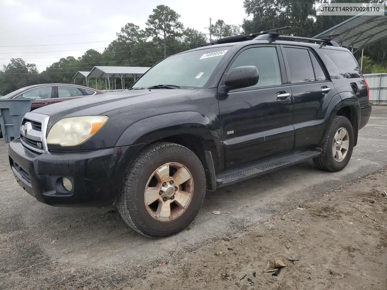 2007 Toyota 4Runner Sr5 VIN: JTEZT14R970028110 Lot: 74899594