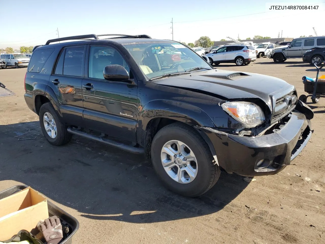 2007 Toyota 4Runner Sr5 VIN: JTEZU14R870084147 Lot: 75012664