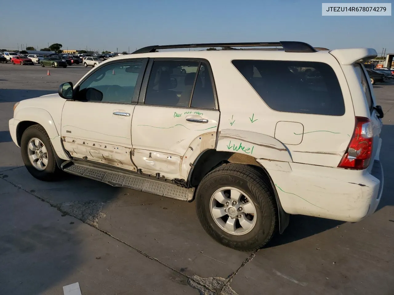 2007 Toyota 4Runner Sr5 VIN: JTEZU14R678074279 Lot: 75174614