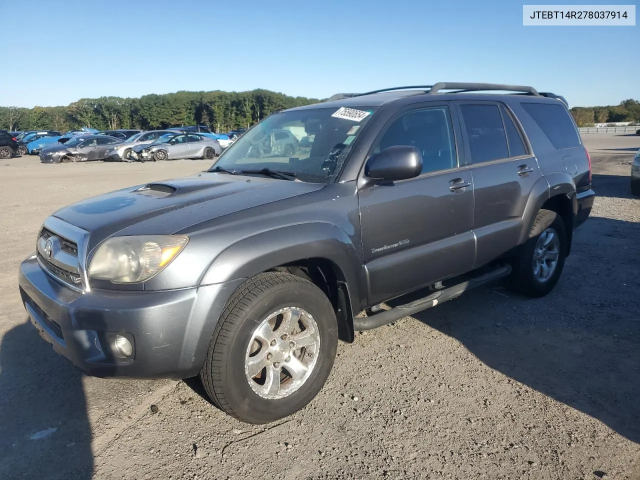 2007 Toyota 4Runner Sr5 VIN: JTEBT14R278037914 Lot: 75590654