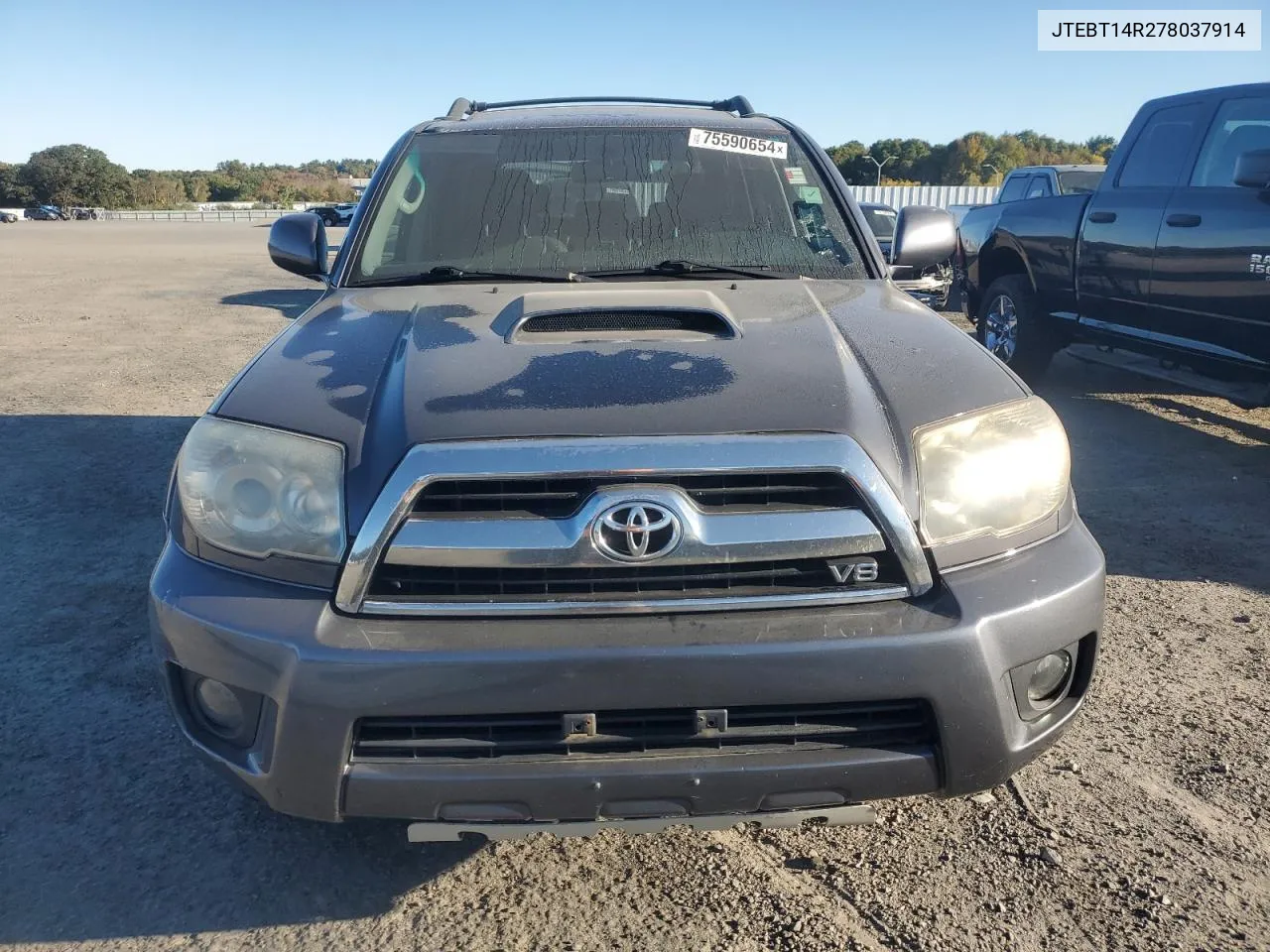 2007 Toyota 4Runner Sr5 VIN: JTEBT14R278037914 Lot: 75590654