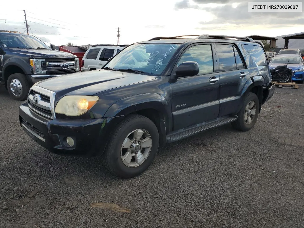 2007 Toyota 4Runner Sr5 VIN: JTEBT14R278039887 Lot: 75757074