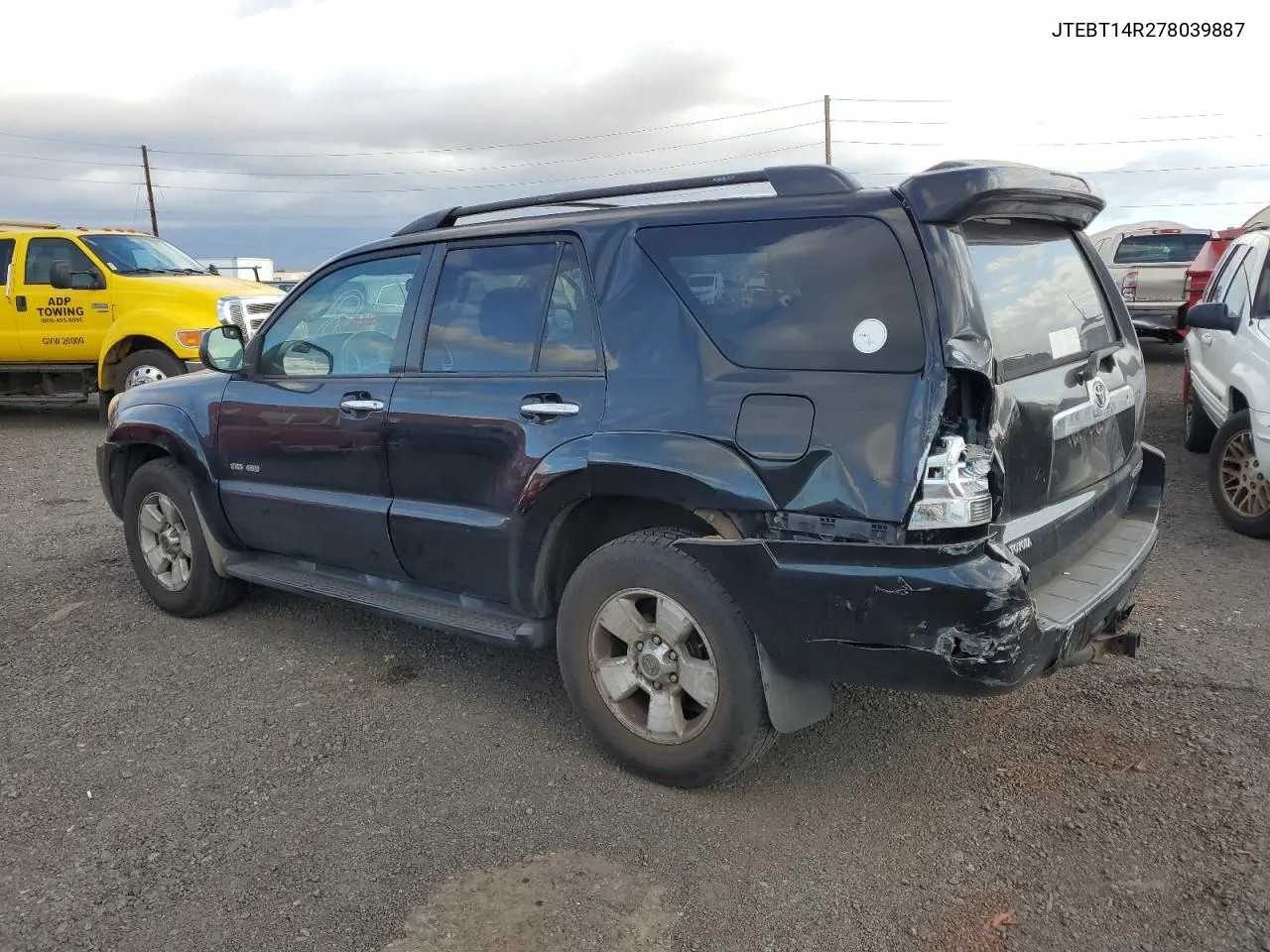 2007 Toyota 4Runner Sr5 VIN: JTEBT14R278039887 Lot: 75757074