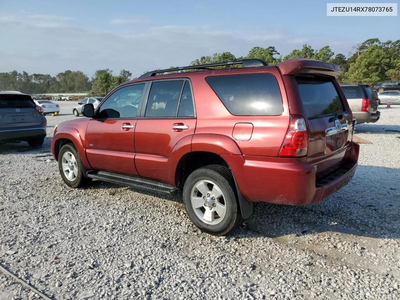 2007 Toyota 4Runner Sr5 VIN: JTEZU14RX78073765 Lot: 75861464