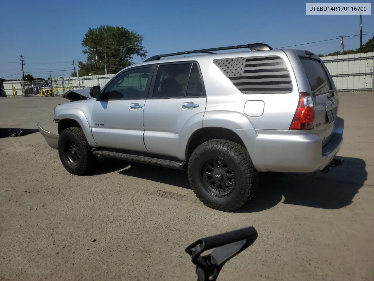 2007 Toyota 4Runner Sr5 VIN: JTEBU14R170116700 Lot: 76004204