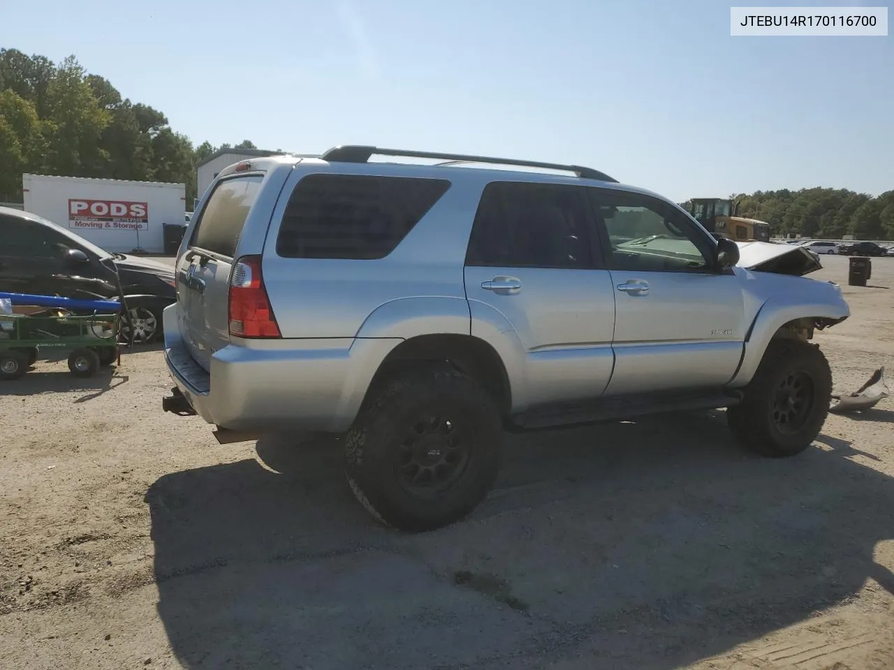 2007 Toyota 4Runner Sr5 VIN: JTEBU14R170116700 Lot: 76004204