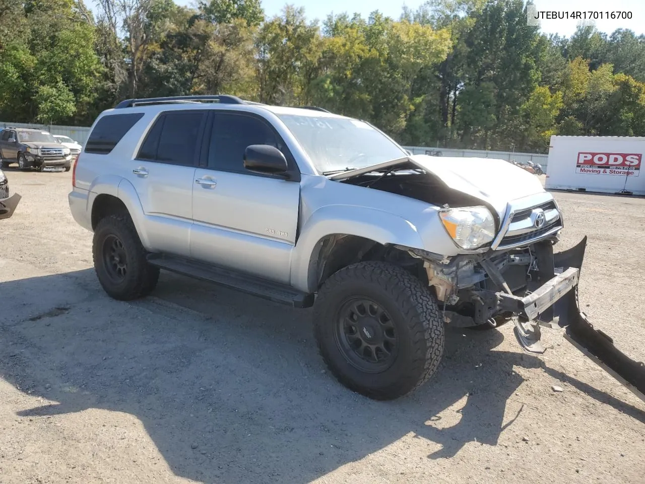 2007 Toyota 4Runner Sr5 VIN: JTEBU14R170116700 Lot: 76004204