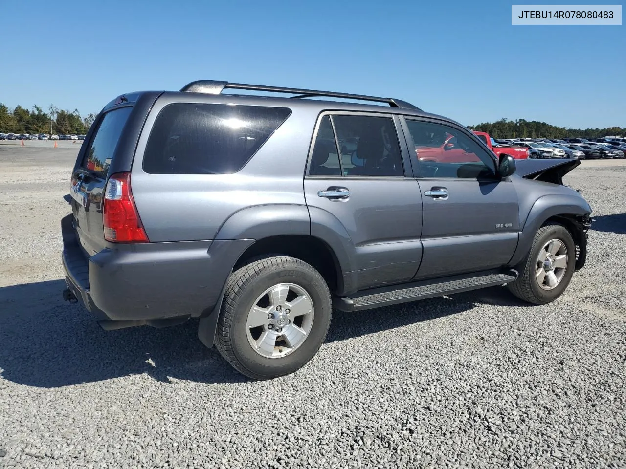 2007 Toyota 4Runner Sr5 VIN: JTEBU14R078080483 Lot: 76841494