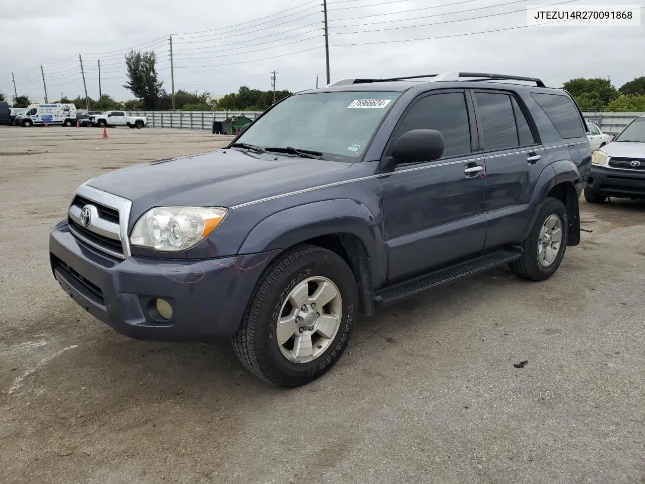 2007 Toyota 4Runner Sr5 VIN: JTEZU14R270091868 Lot: 76966624