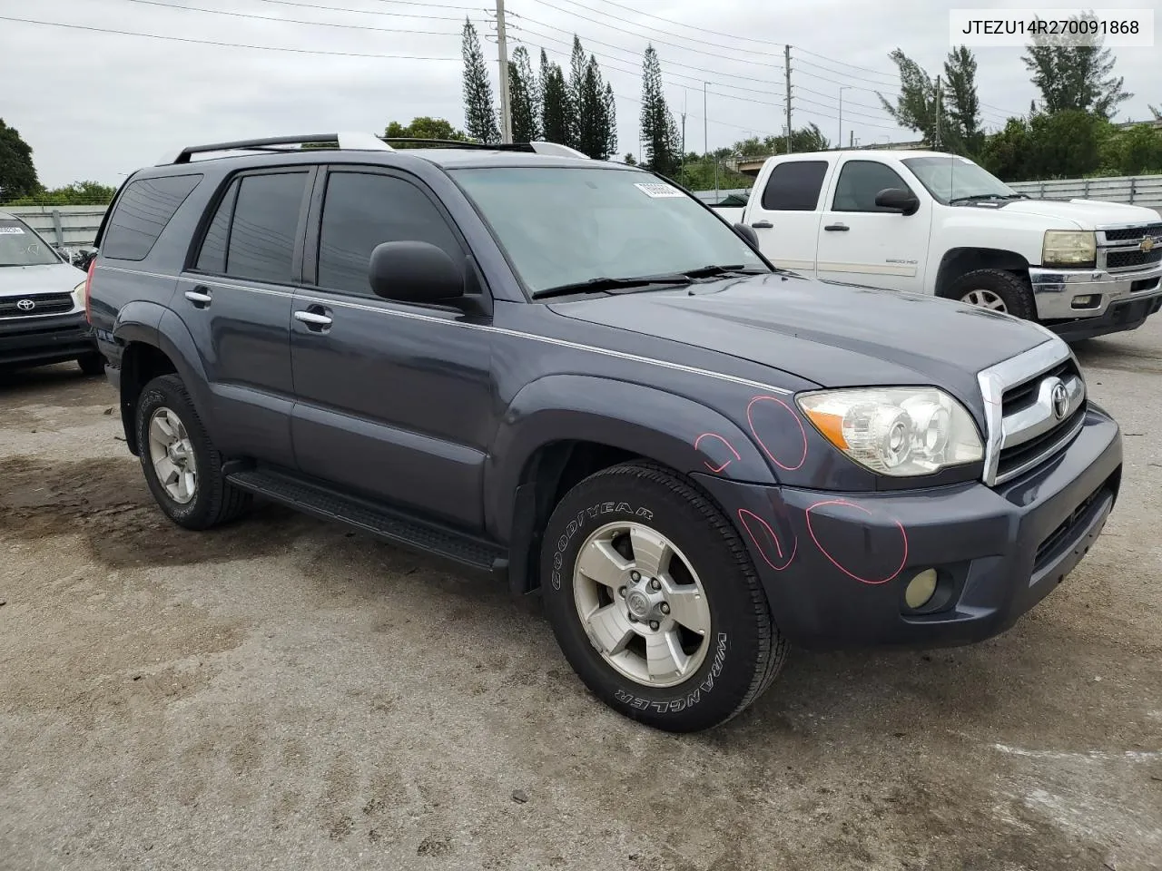 2007 Toyota 4Runner Sr5 VIN: JTEZU14R270091868 Lot: 76966624