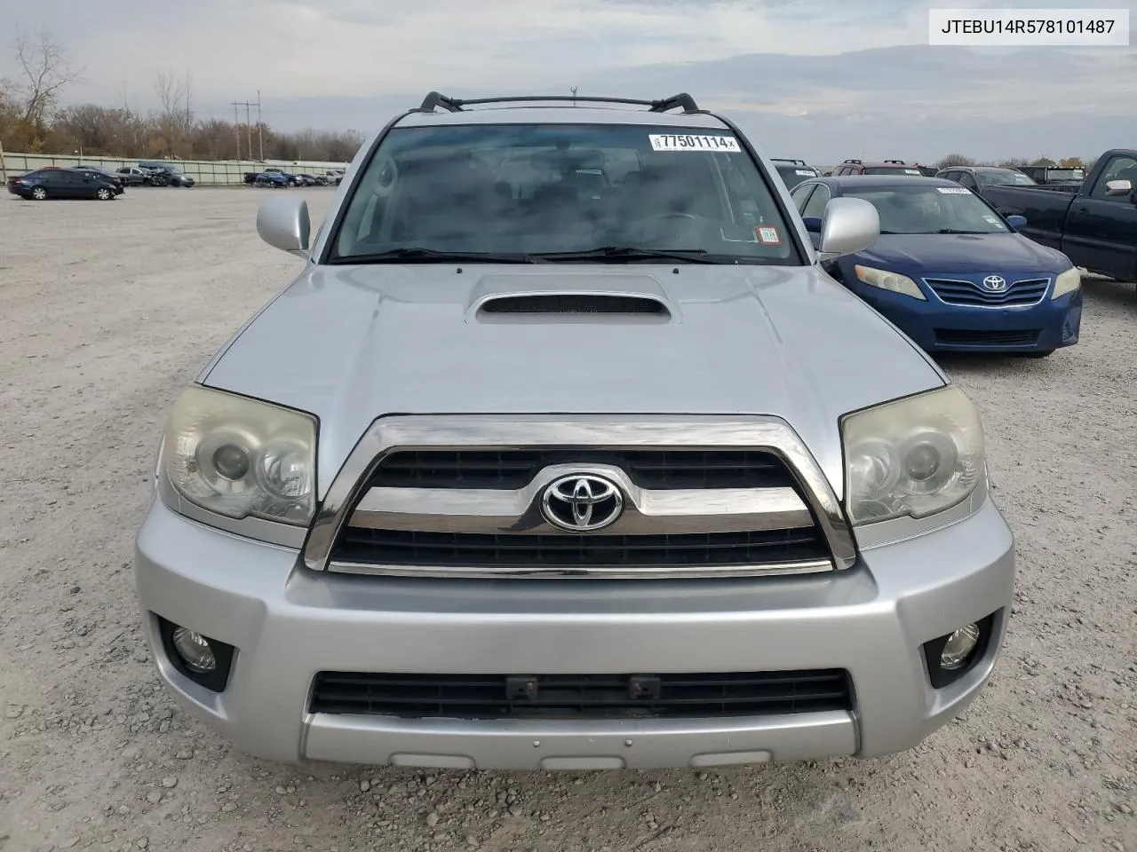 2007 Toyota 4Runner Sr5 VIN: JTEBU14R578101487 Lot: 77501114