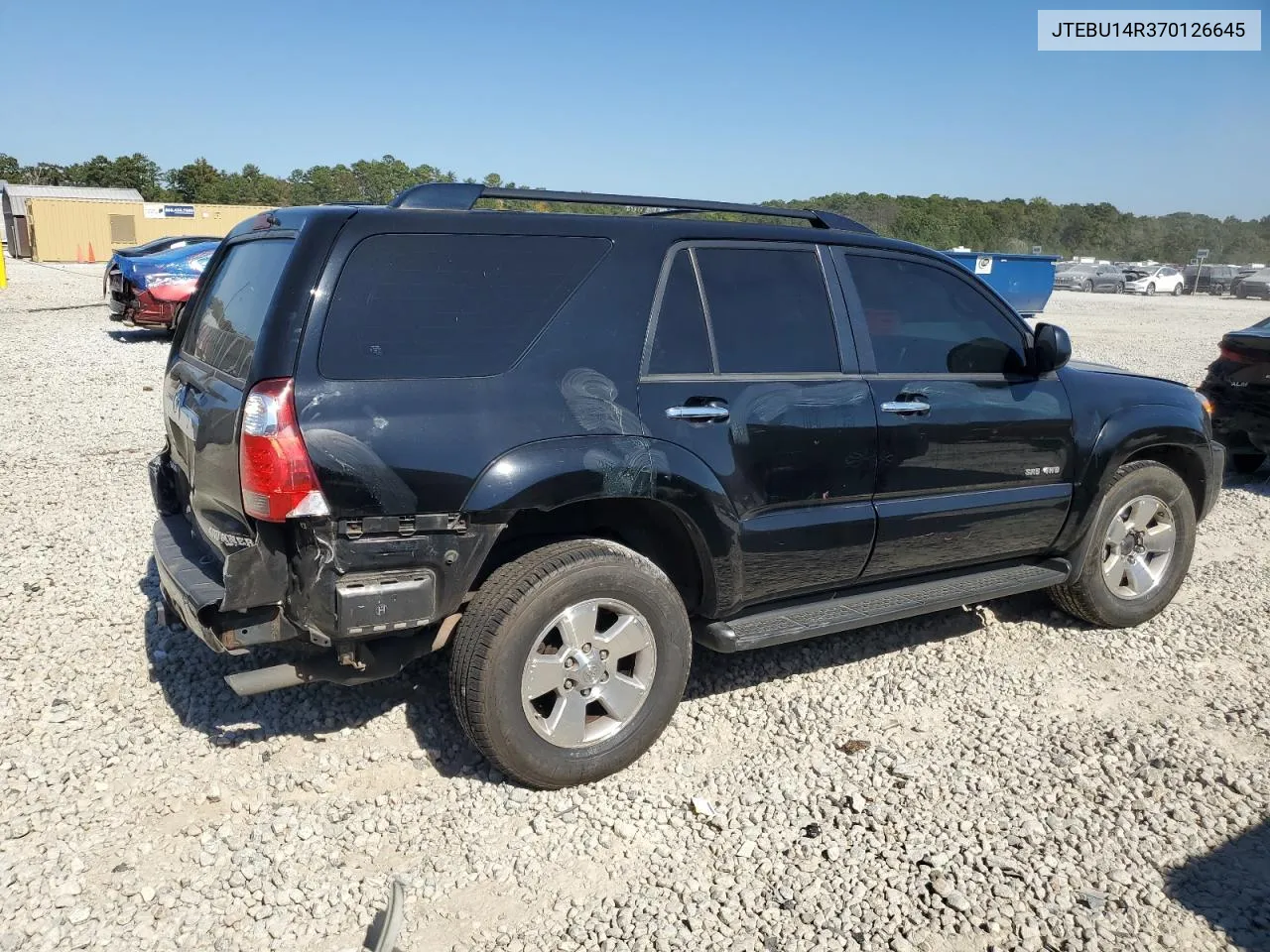 2007 Toyota 4Runner Sr5 VIN: JTEBU14R370126645 Lot: 77608454