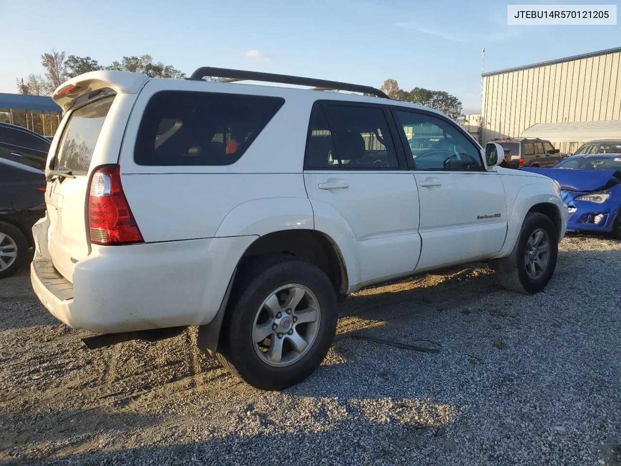 2007 Toyota 4Runner Sr5 VIN: JTEBU14R570121205 Lot: 78043434