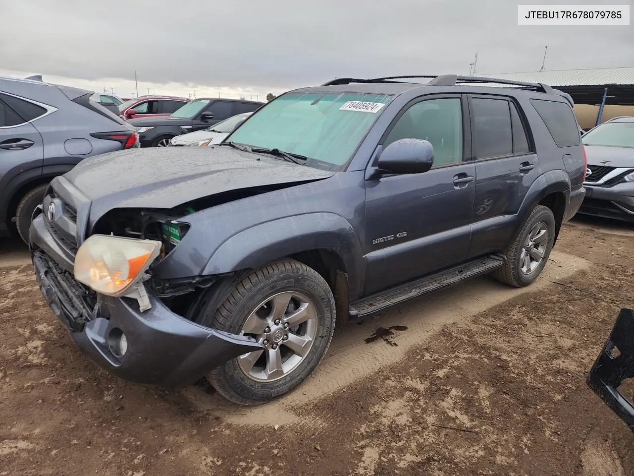 2007 Toyota 4Runner Limited VIN: JTEBU17R678079785 Lot: 78405924