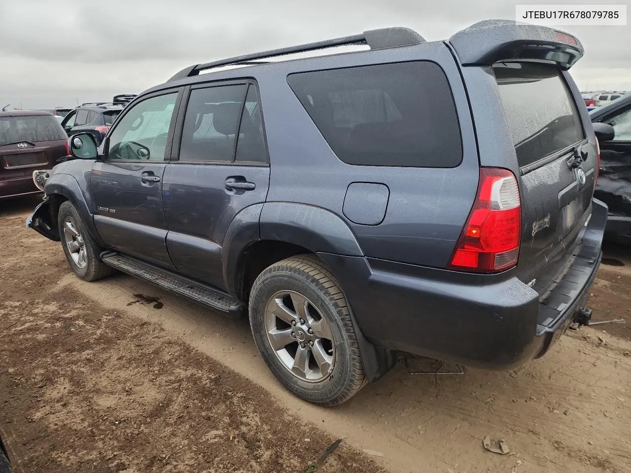 2007 Toyota 4Runner Limited VIN: JTEBU17R678079785 Lot: 78405924