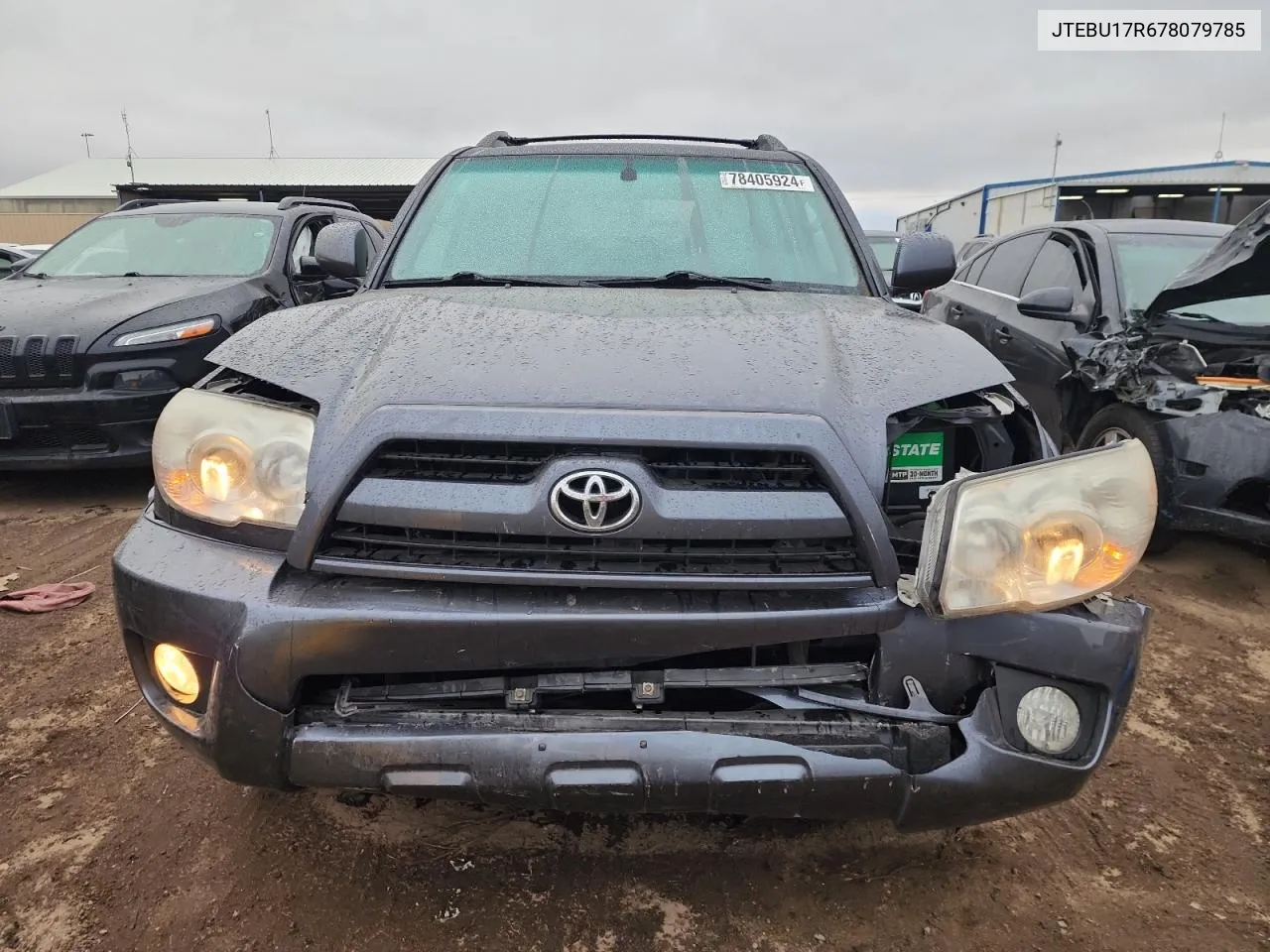 2007 Toyota 4Runner Limited VIN: JTEBU17R678079785 Lot: 78405924