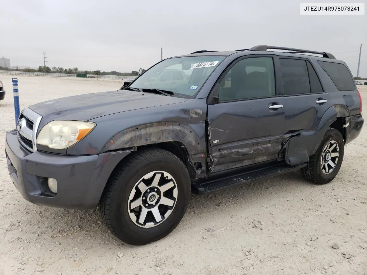 2007 Toyota 4Runner Sr5 VIN: JTEZU14R978073241 Lot: 78675114