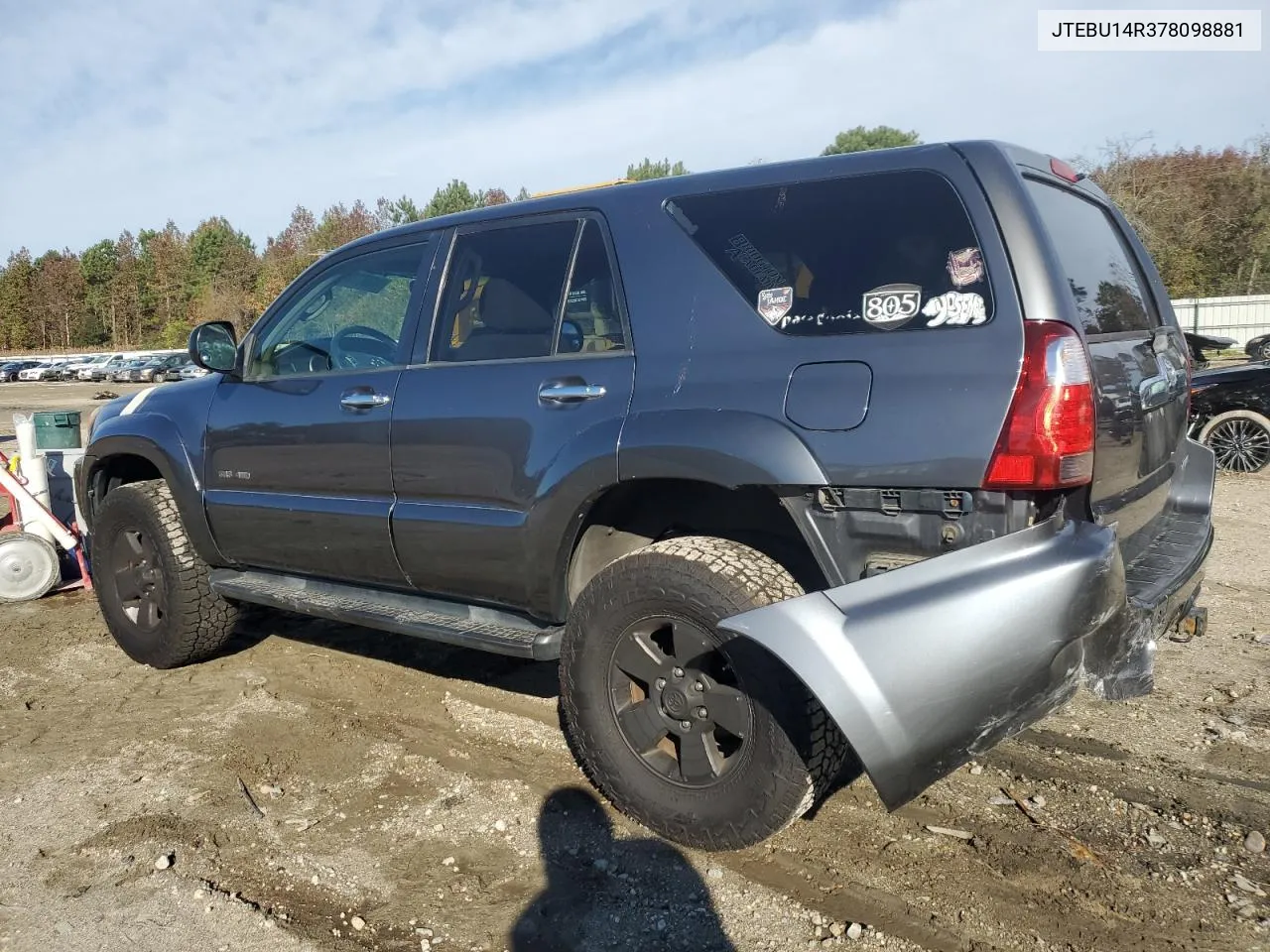 2007 Toyota 4Runner Sr5 VIN: JTEBU14R378098881 Lot: 78906744