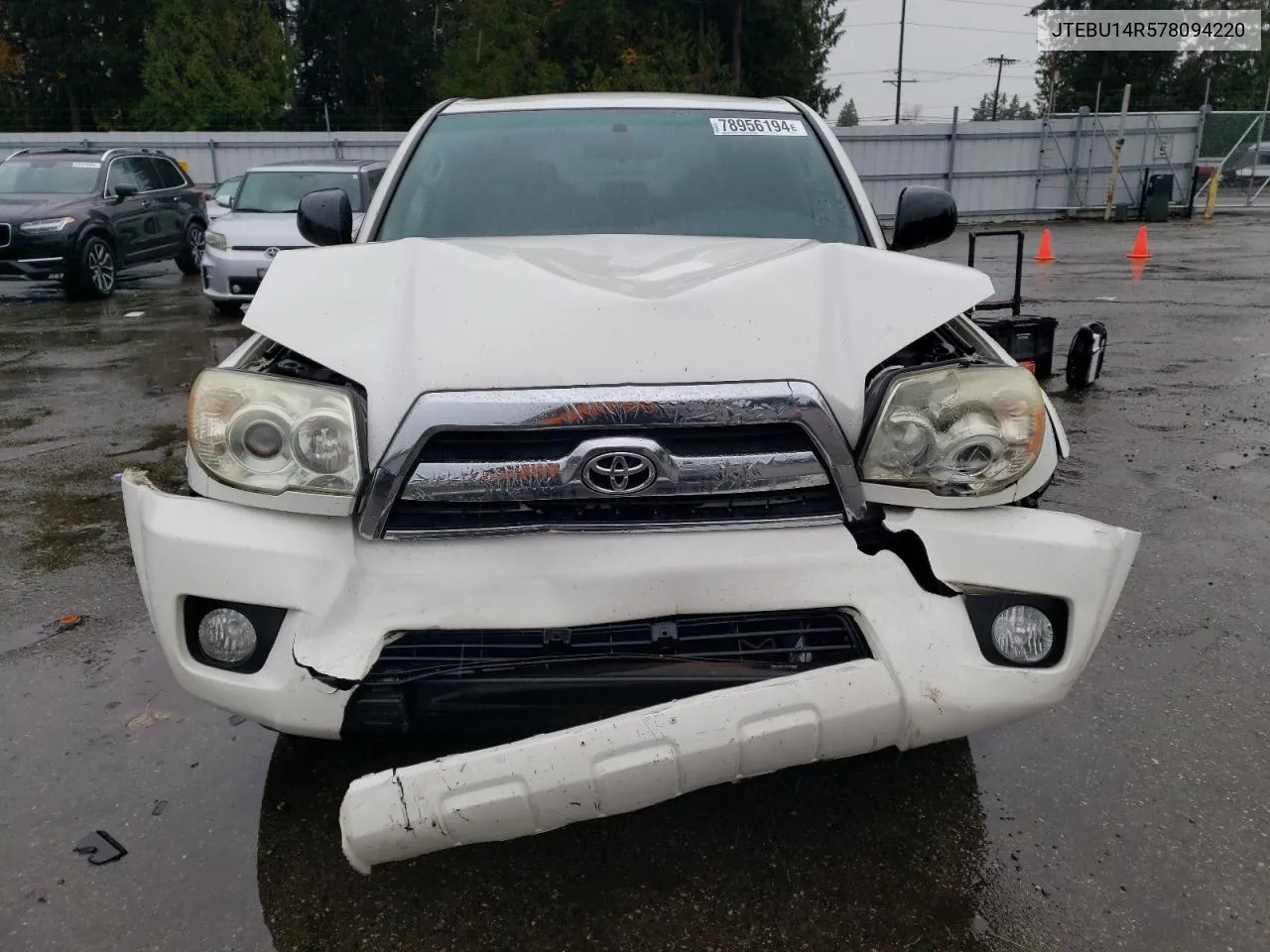 2007 Toyota 4Runner Sr5 VIN: JTEBU14R578094220 Lot: 78956194