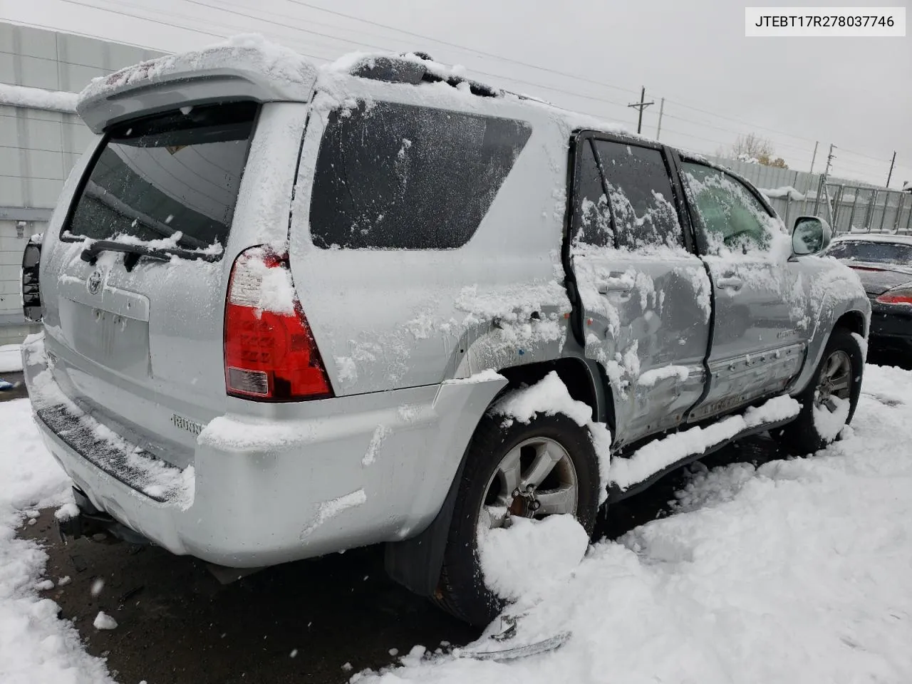 2007 Toyota 4Runner Limited VIN: JTEBT17R278037746 Lot: 79674934