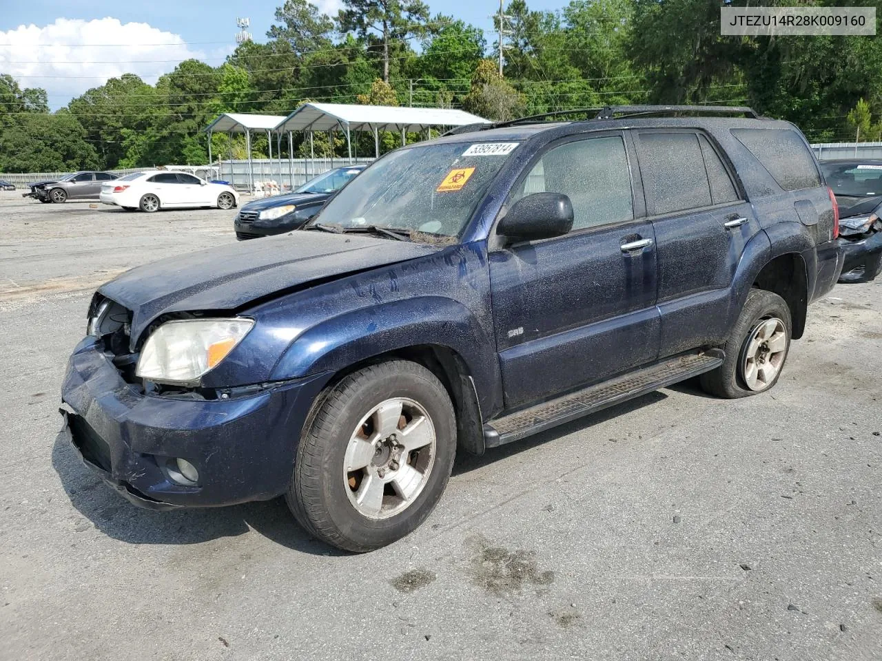 2008 Toyota 4Runner Sr5 VIN: JTEZU14R28K009160 Lot: 53957814