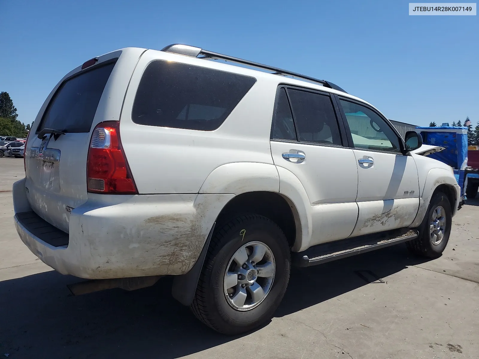 2008 Toyota 4Runner Sr5 VIN: JTEBU14R28K007149 Lot: 60157294