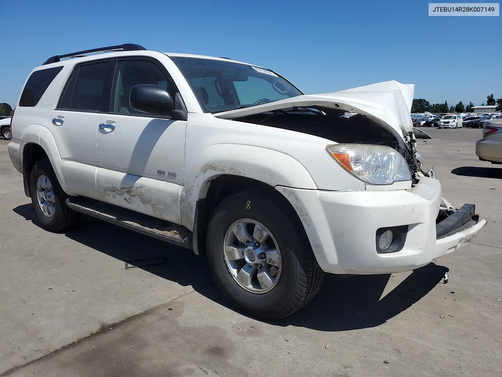 2008 Toyota 4Runner Sr5 VIN: JTEBU14R28K007149 Lot: 60157294