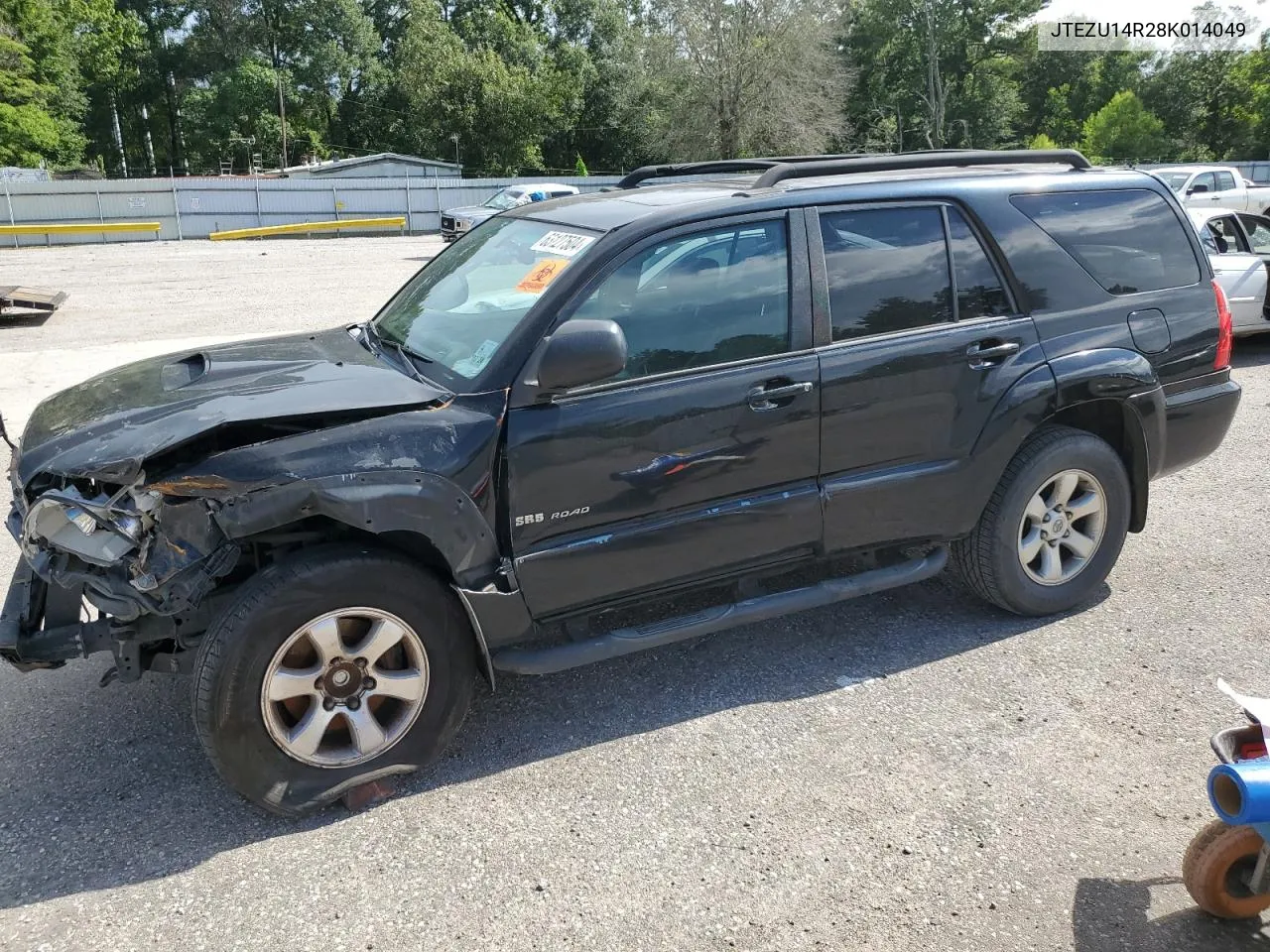 2008 Toyota 4Runner Sr5 VIN: JTEZU14R28K014049 Lot: 63127504