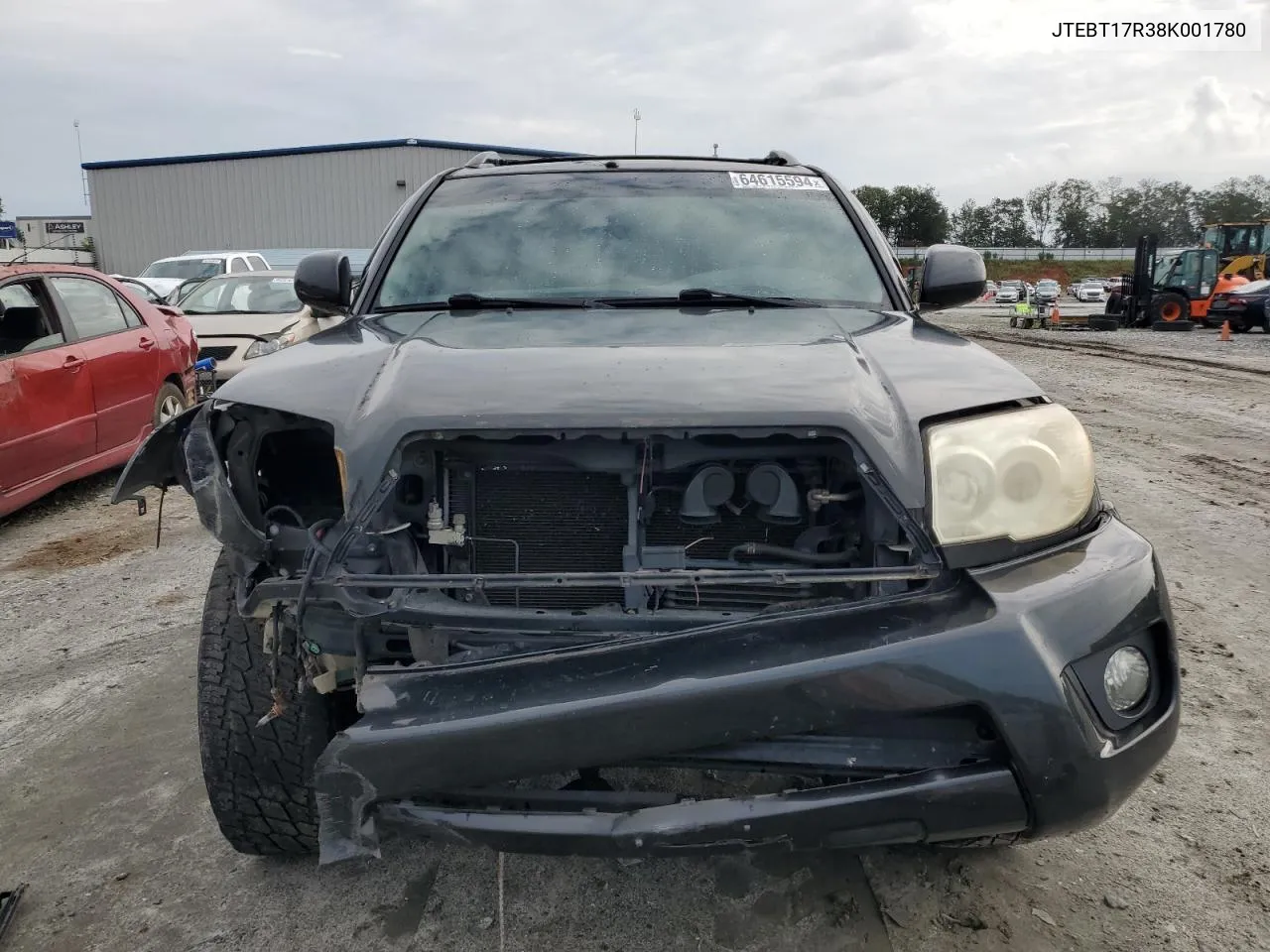 2008 Toyota 4Runner Limited VIN: JTEBT17R38K001780 Lot: 64615594