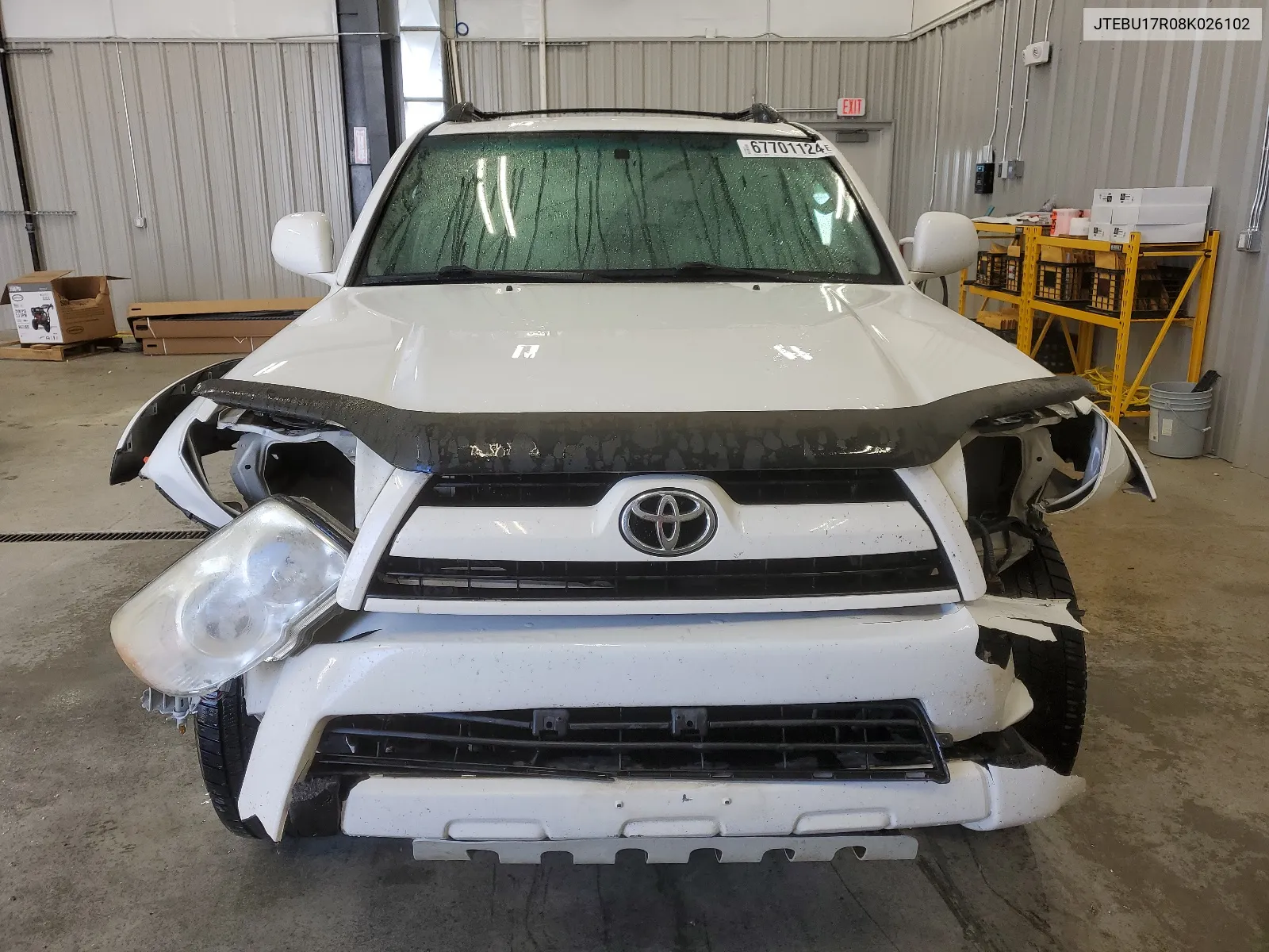 2008 Toyota 4Runner Limited VIN: JTEBU17R08K026102 Lot: 67701124