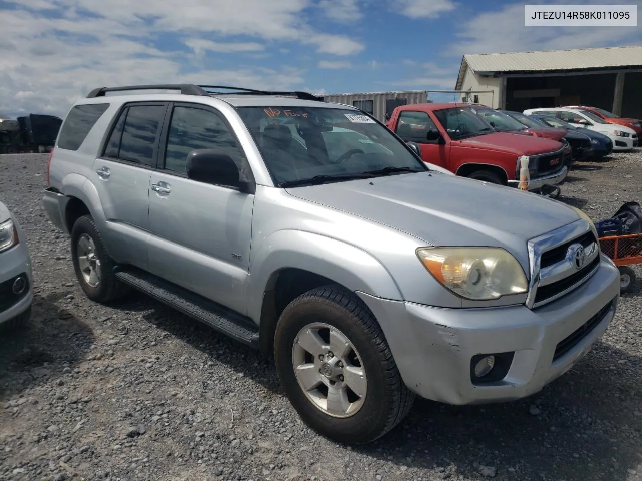 2008 Toyota 4Runner Sr5 VIN: JTEZU14R58K011095 Lot: 67775664