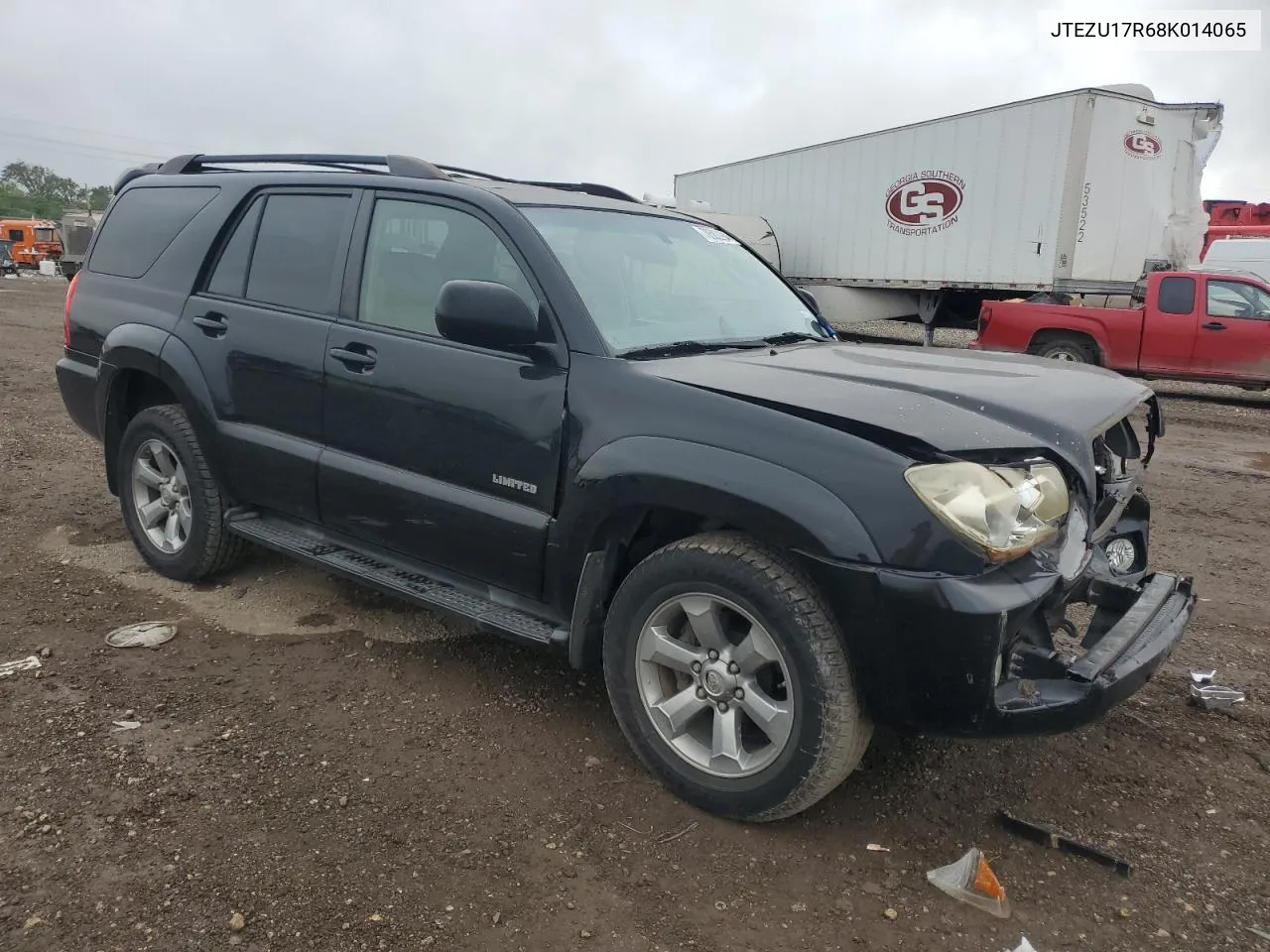 2008 Toyota 4Runner Limited VIN: JTEZU17R68K014065 Lot: 70582294