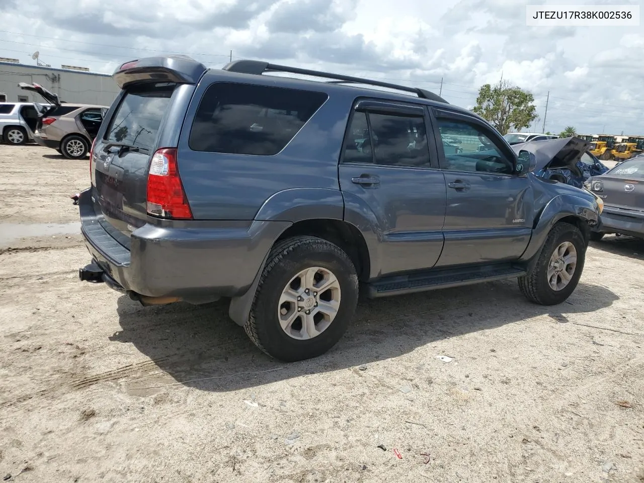 2008 Toyota 4Runner Limited VIN: JTEZU17R38K002536 Lot: 70685124