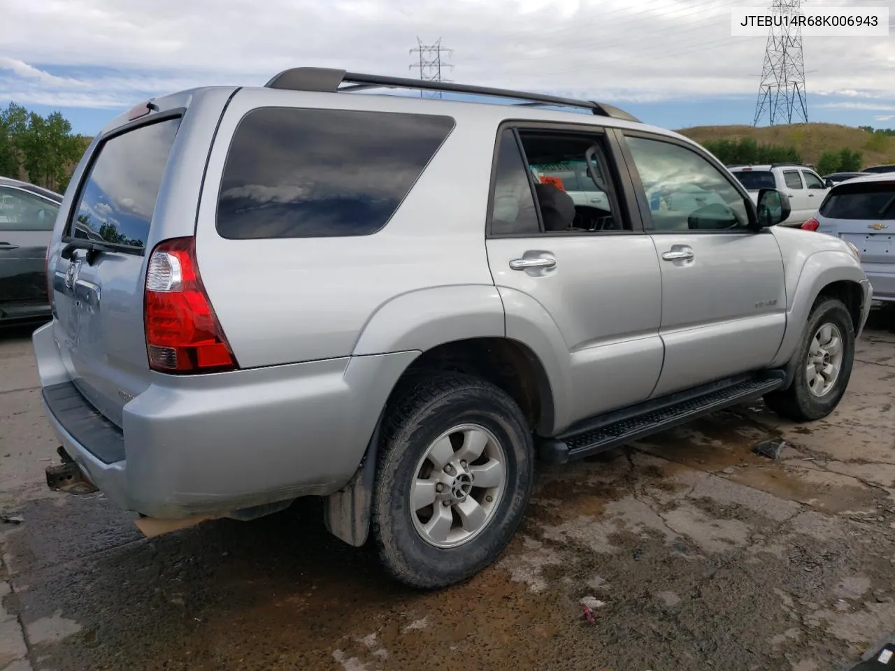 2008 Toyota 4Runner Sr5 VIN: JTEBU14R68K006943 Lot: 70781264