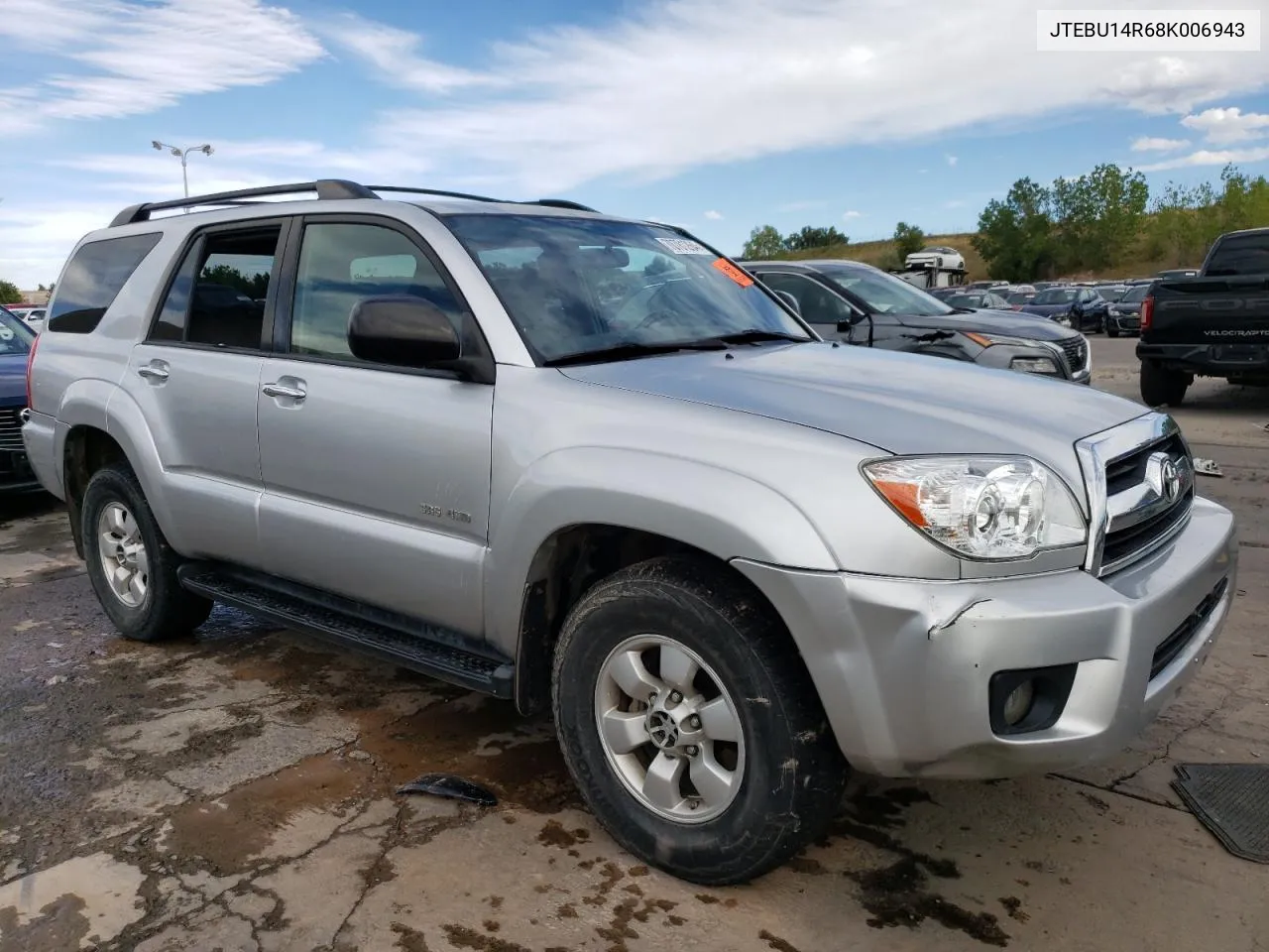 2008 Toyota 4Runner Sr5 VIN: JTEBU14R68K006943 Lot: 70781264