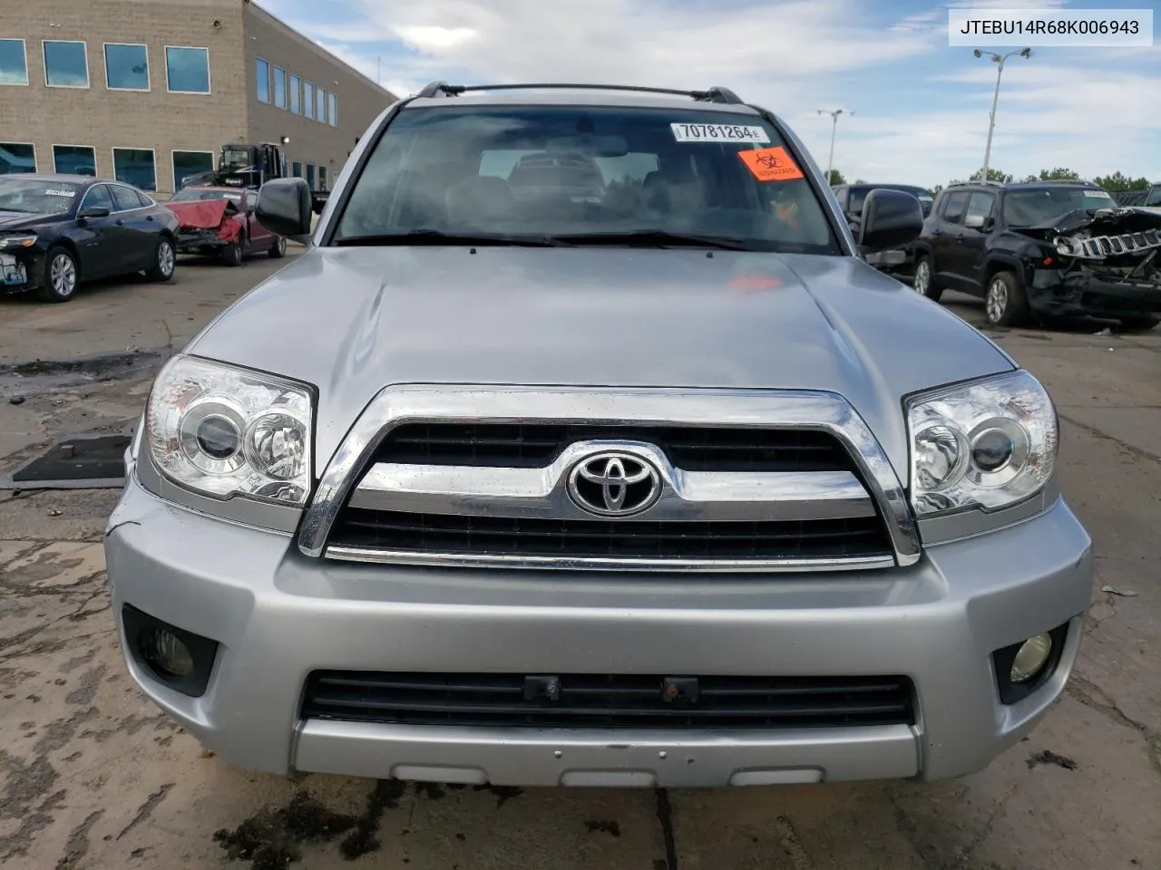 JTEBU14R68K006943 2008 Toyota 4Runner Sr5