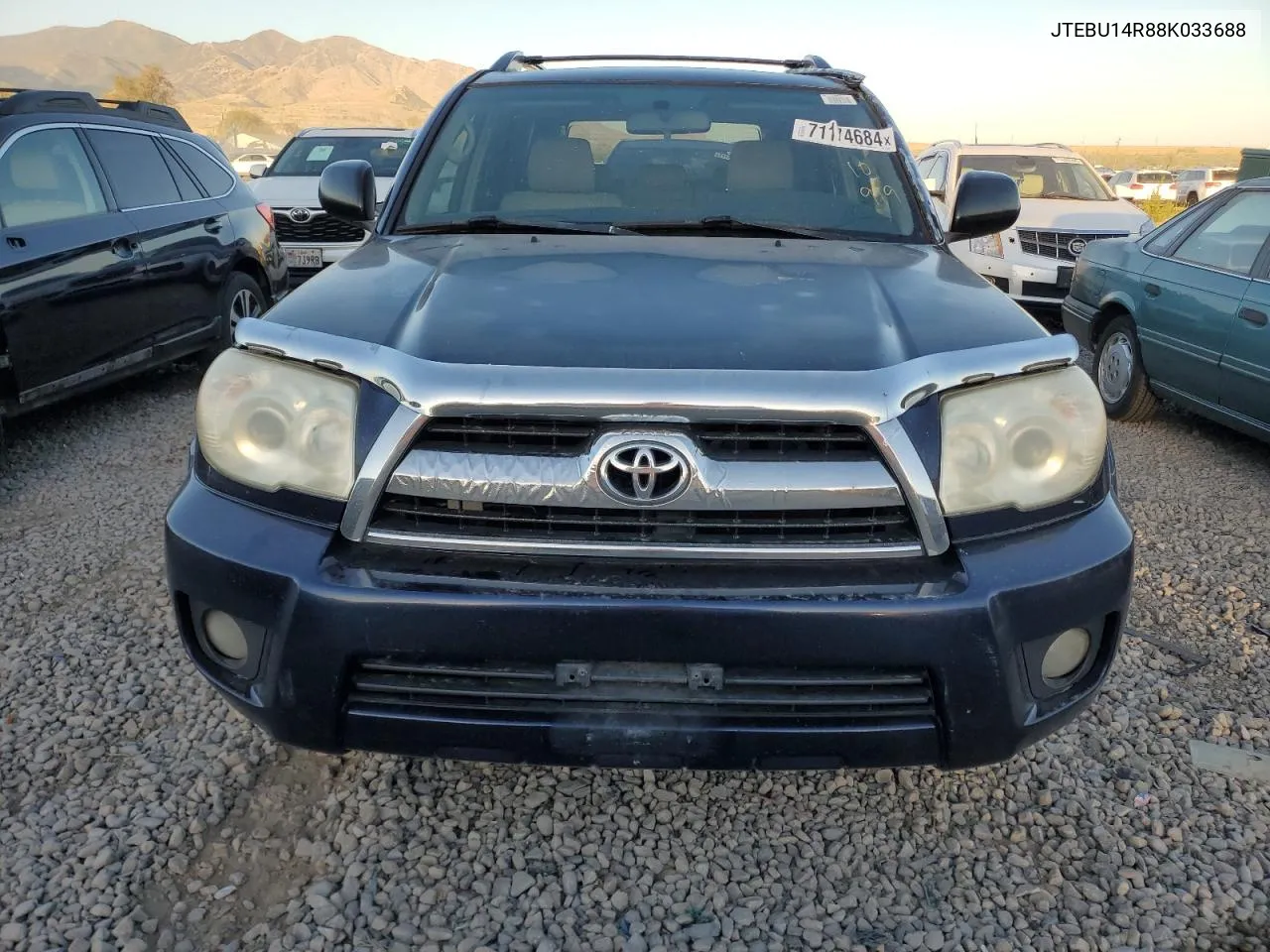 2008 Toyota 4Runner Sr5 VIN: JTEBU14R88K033688 Lot: 71174684