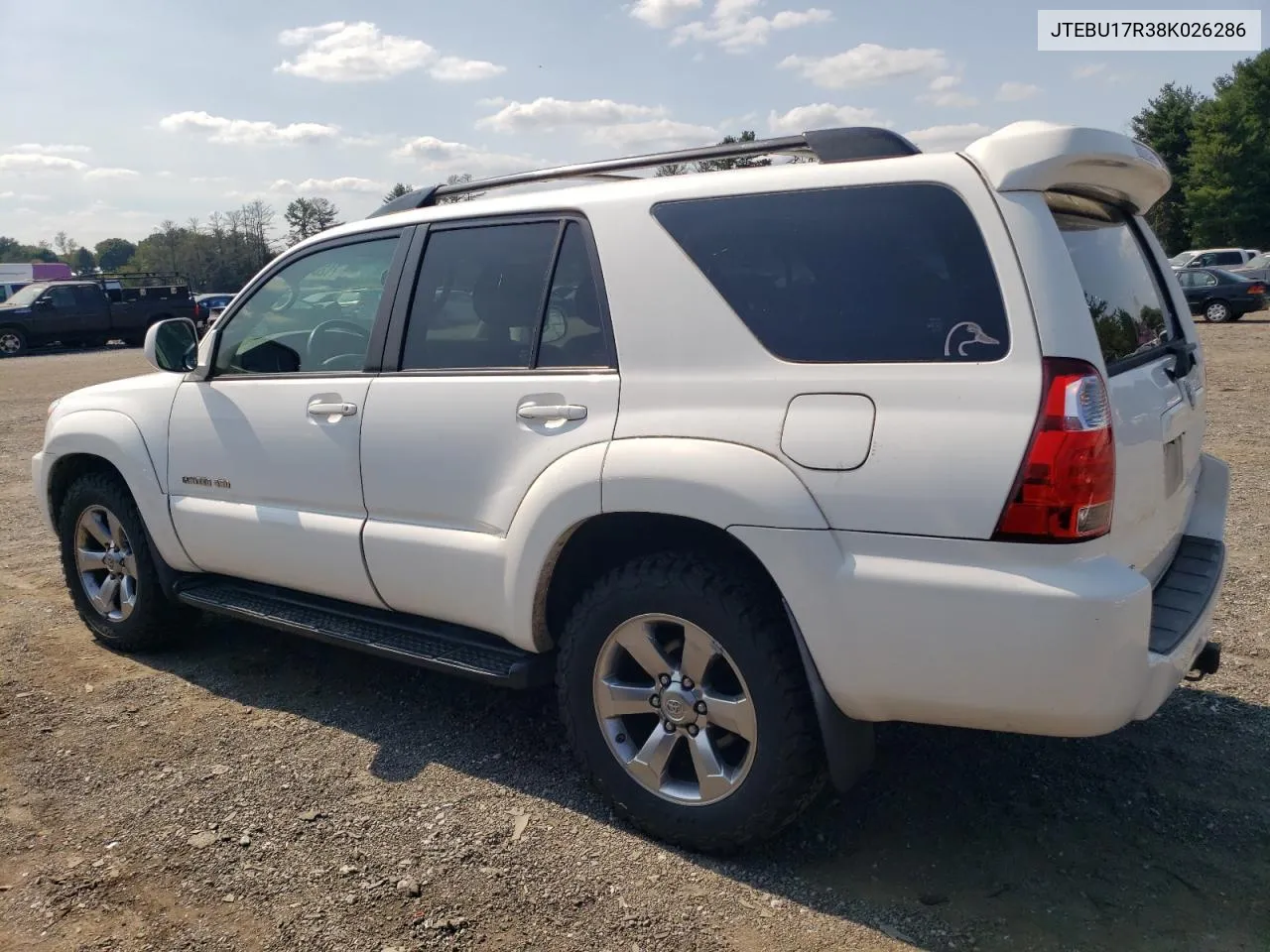 JTEBU17R38K026286 2008 Toyota 4Runner Limited