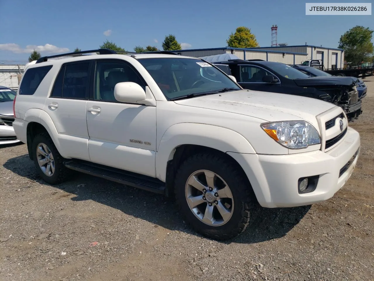 JTEBU17R38K026286 2008 Toyota 4Runner Limited