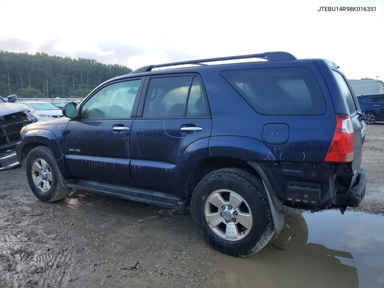 2008 Toyota 4Runner Sr5 VIN: JTEBU14R98K016351 Lot: 71482604