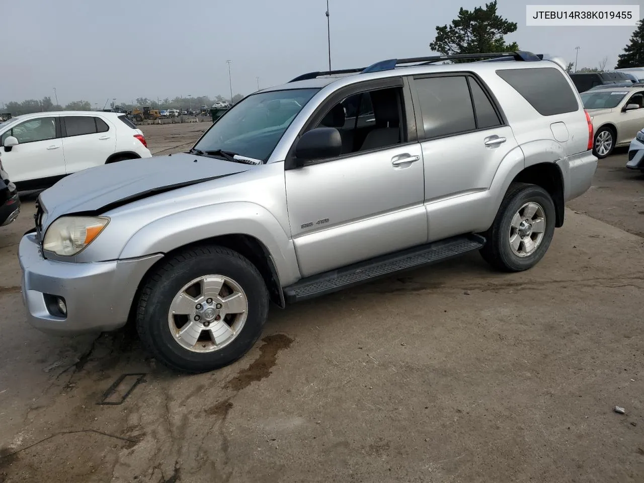 2008 Toyota 4Runner Sr5 VIN: JTEBU14R38K019455 Lot: 71622754