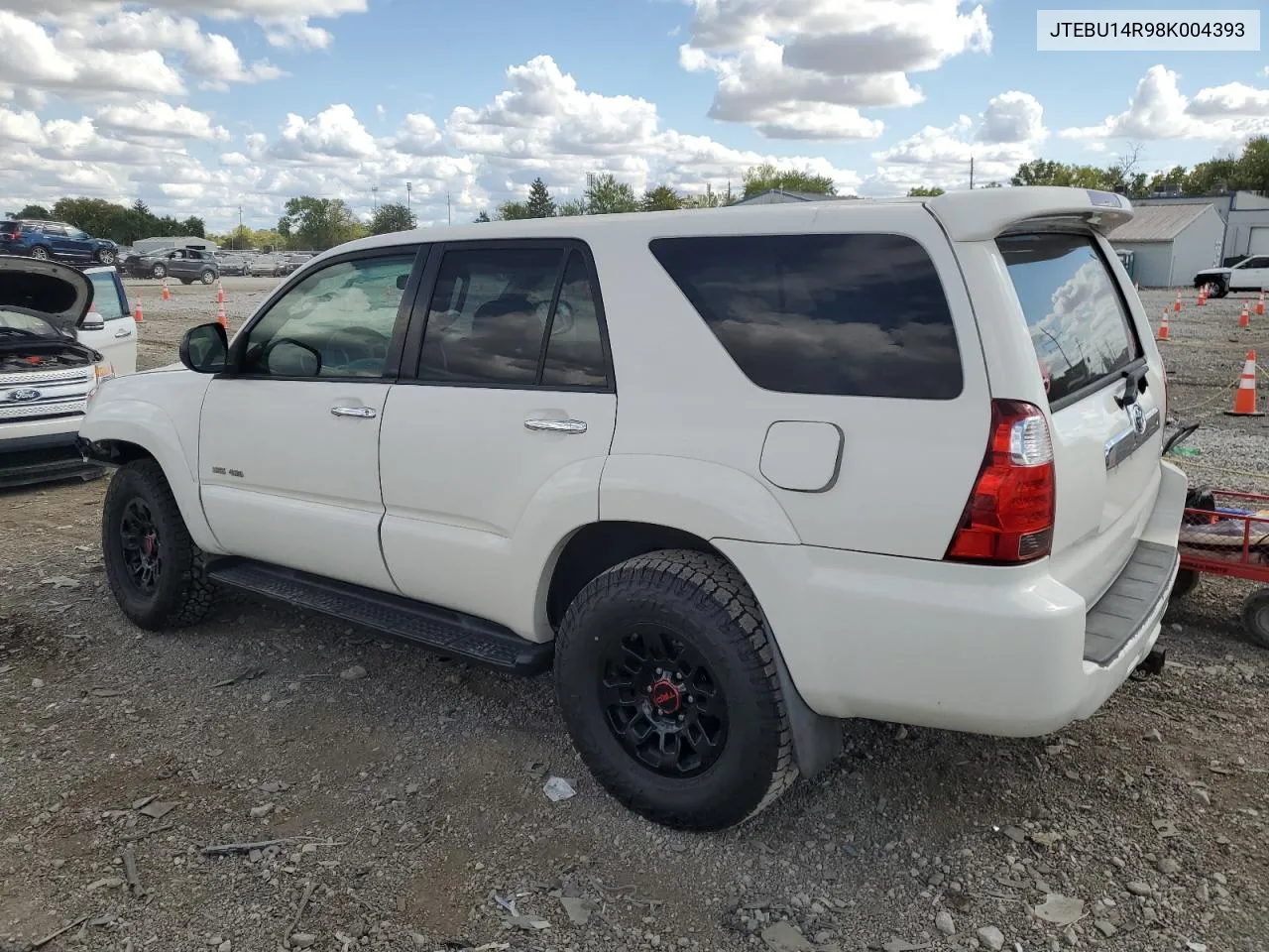 2008 Toyota 4Runner Sr5 VIN: JTEBU14R98K004393 Lot: 71776224