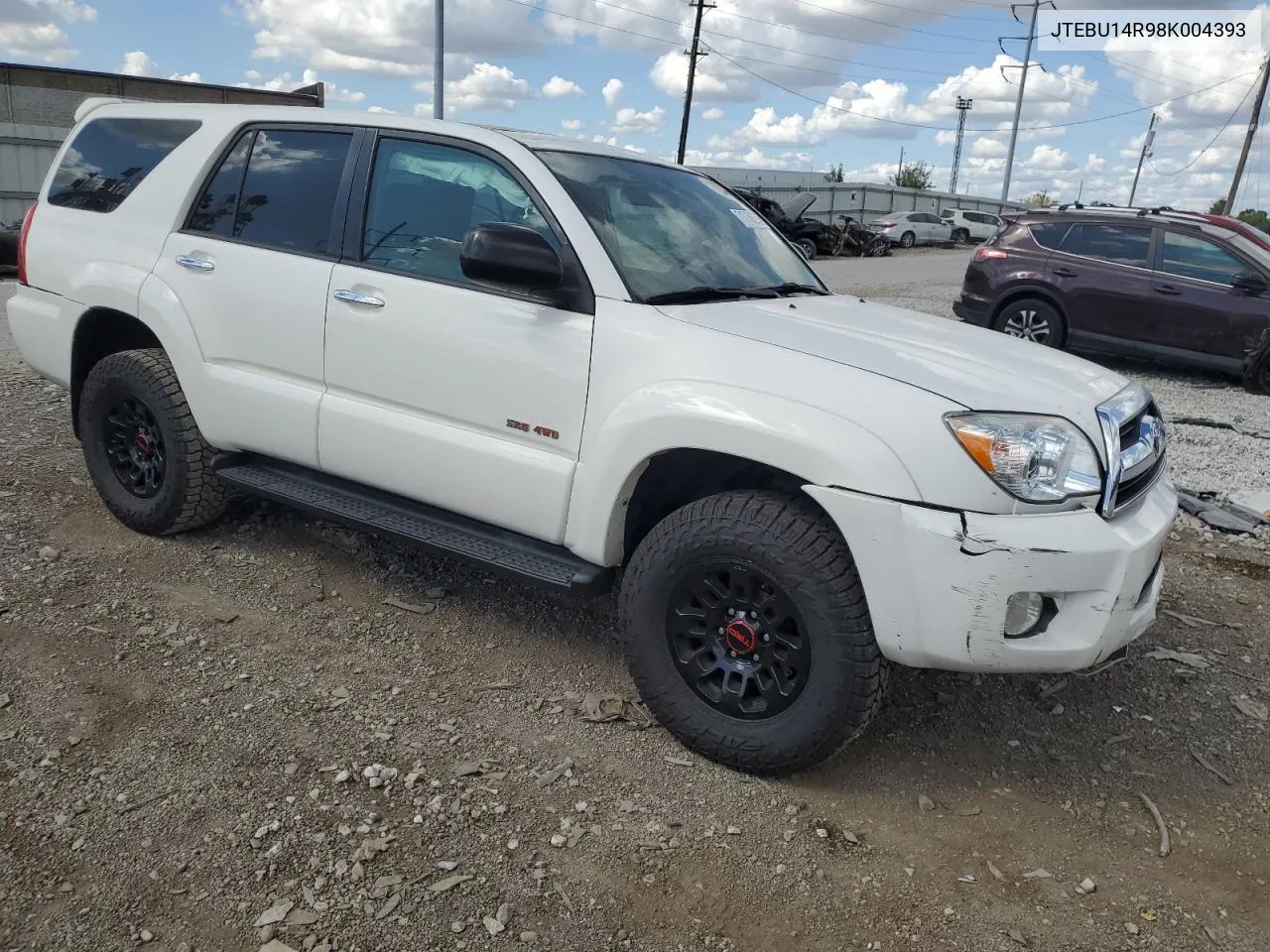 2008 Toyota 4Runner Sr5 VIN: JTEBU14R98K004393 Lot: 71776224